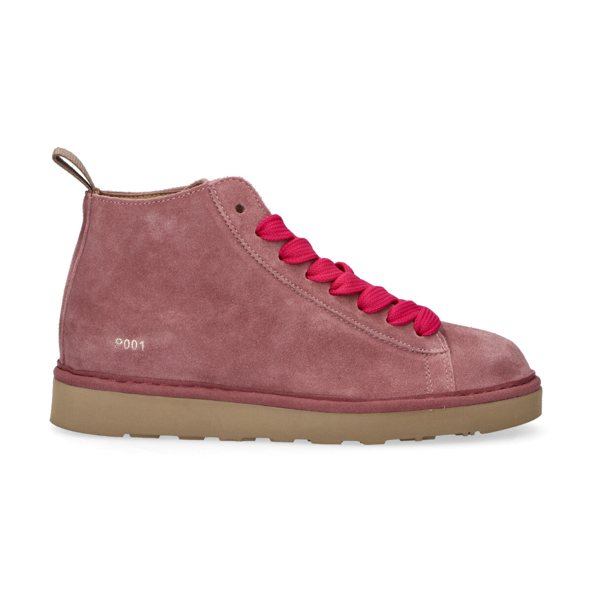 Panchic polacchino Ankle boot camoscio rosa