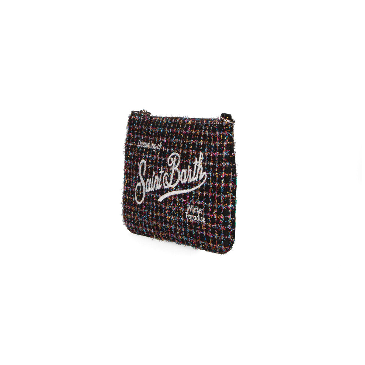 Mc2 Saint Barth pochette Parisienne mini tweed