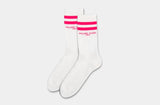 Philippe Model Calzini in cotone con bianco fucsia