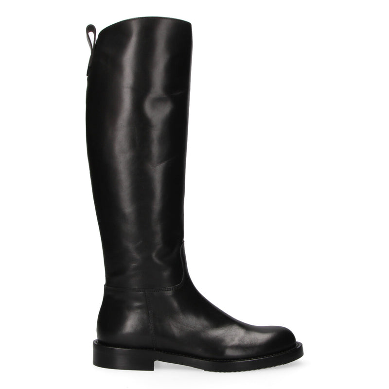 Guglielmo Rotta stivale Percy pelle nera