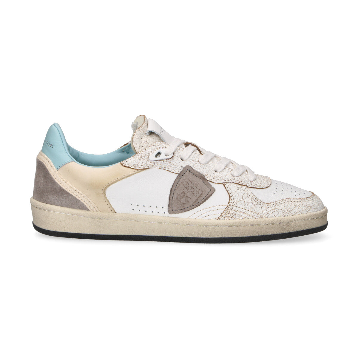 Philippe Model sneaker Pgal pelle bianco beige
