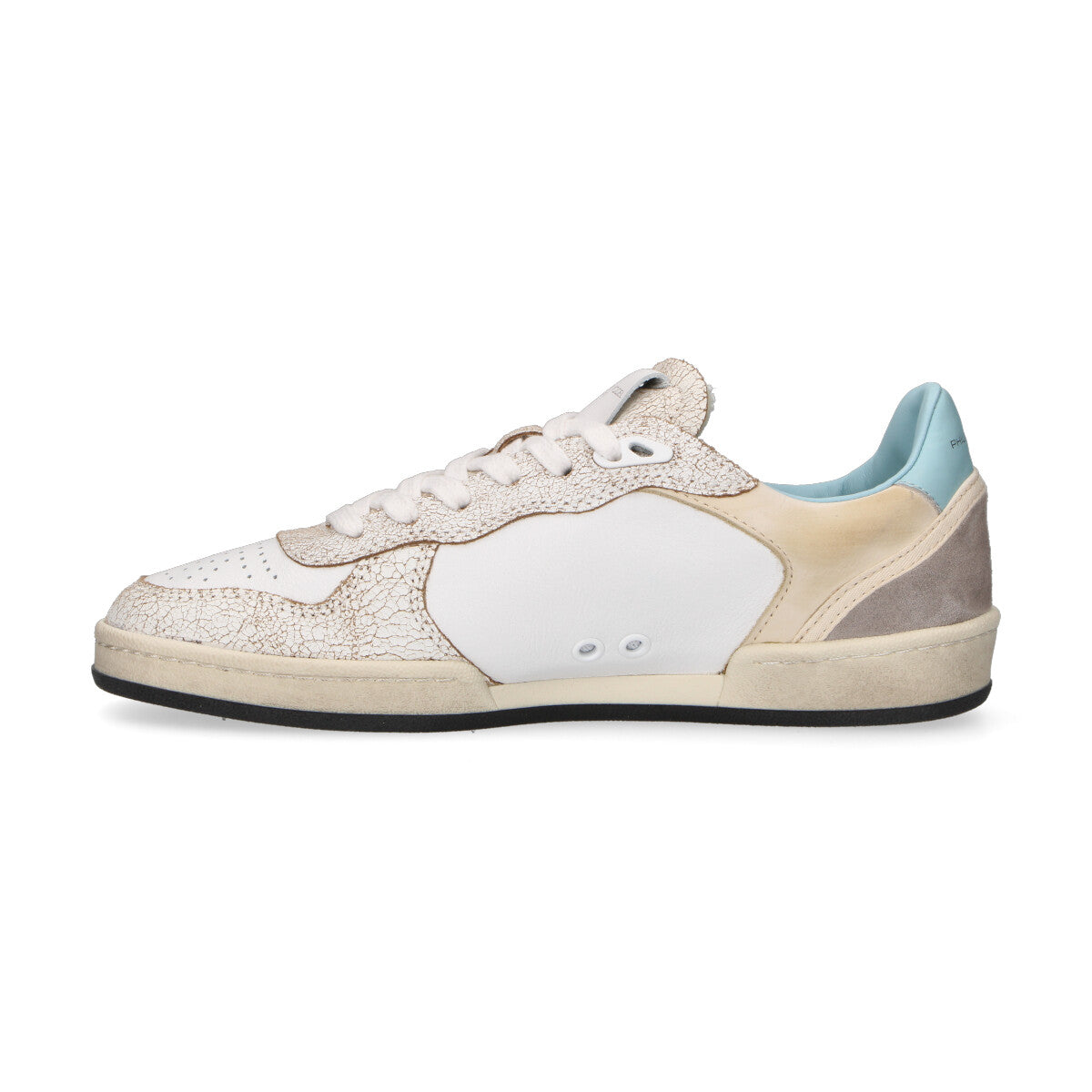 Philippe Model sneaker Pgal pelle bianco beige