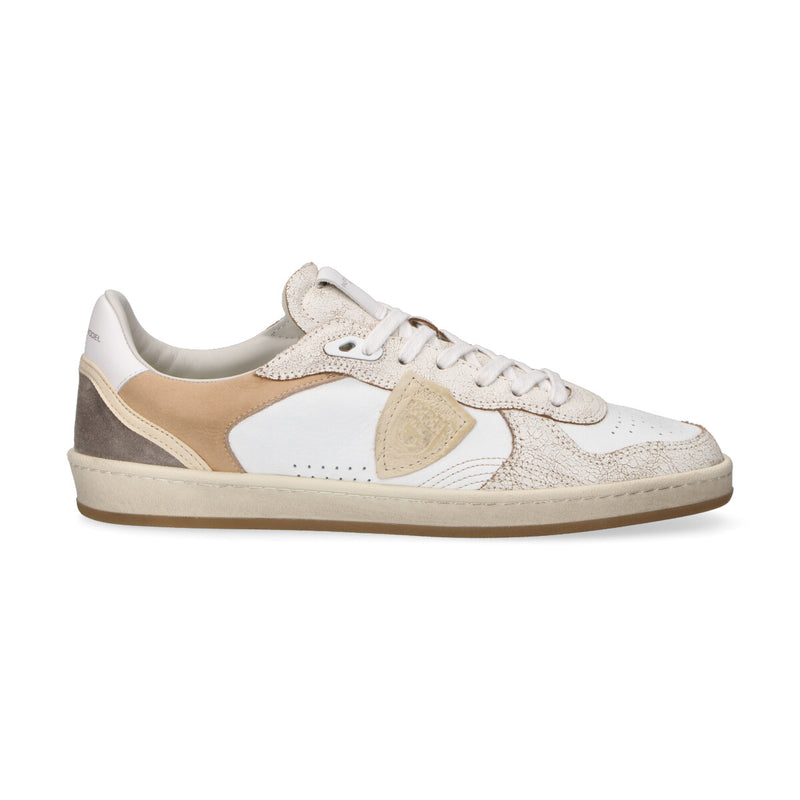 Philippe Model sneaker Pgal pelle bianco sabbia