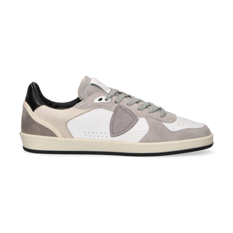 Philippe Model sneaker Pgal pelle bianco grigio