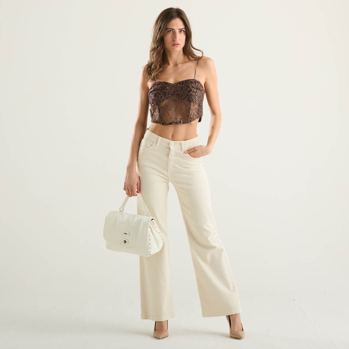 Haveone jeans london a palazzo panna