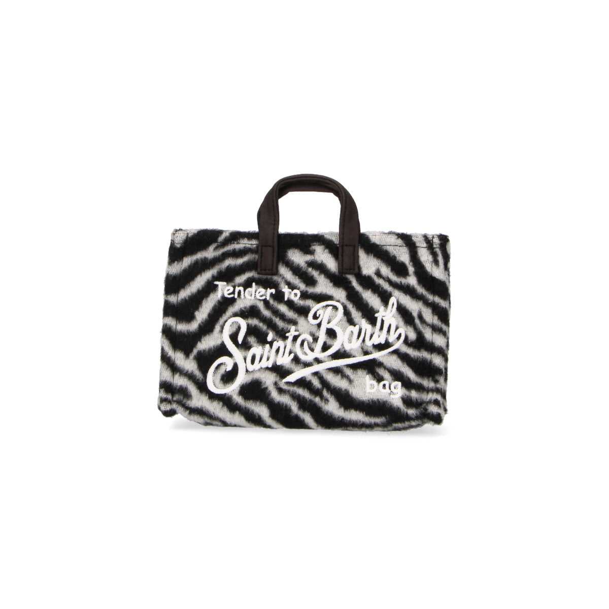 Mc2 Saint Barth Phone Bag misto lana zebrata
