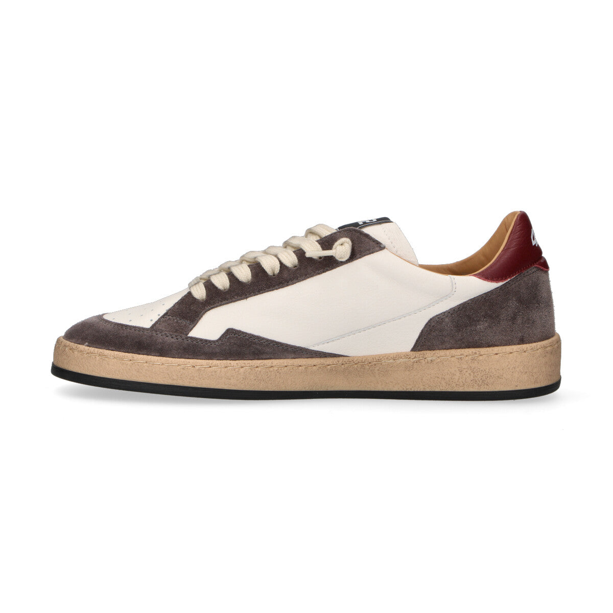 4B12 sneaker Playnew bordeaux marrone