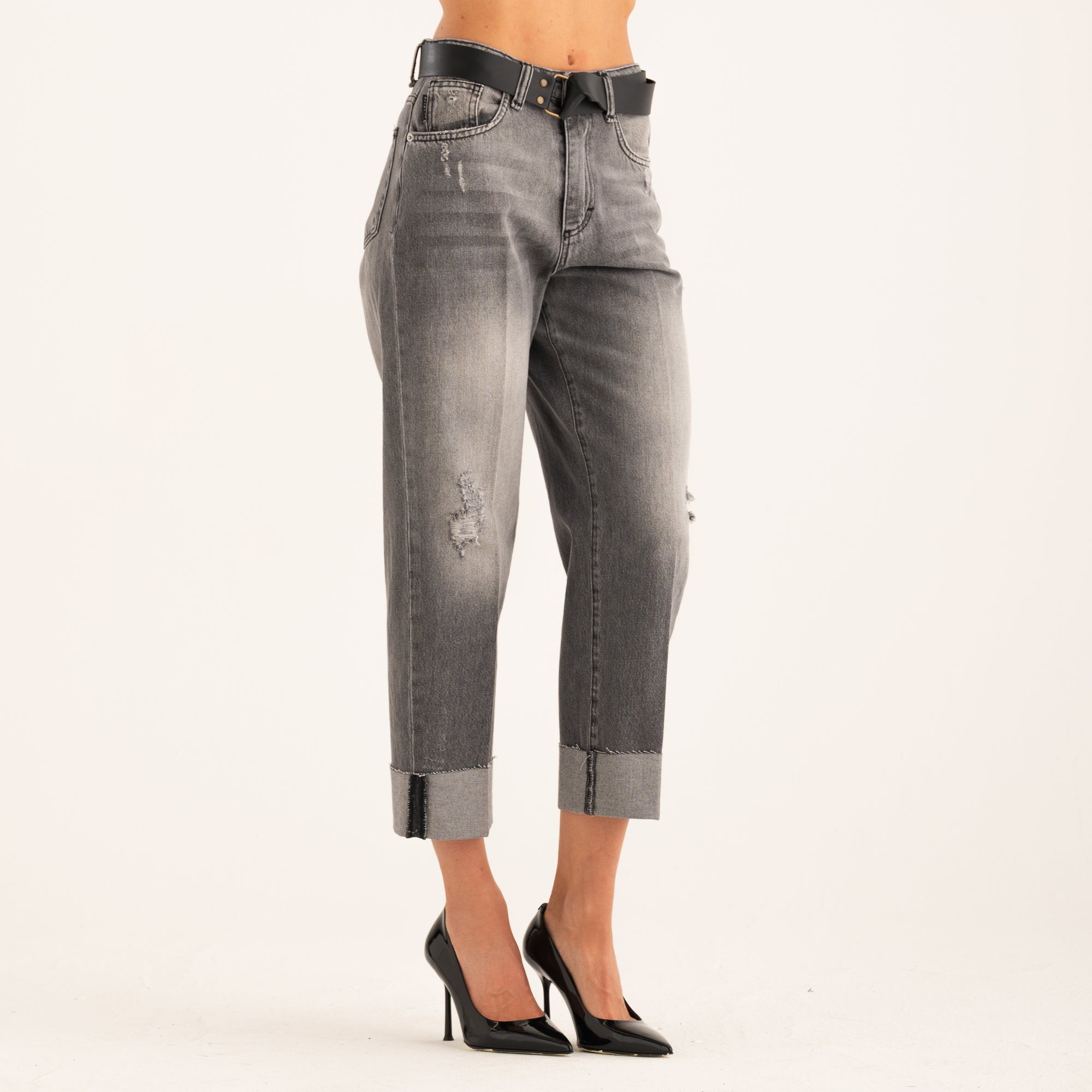 Haveone jeans mandy denim grigio chiaro