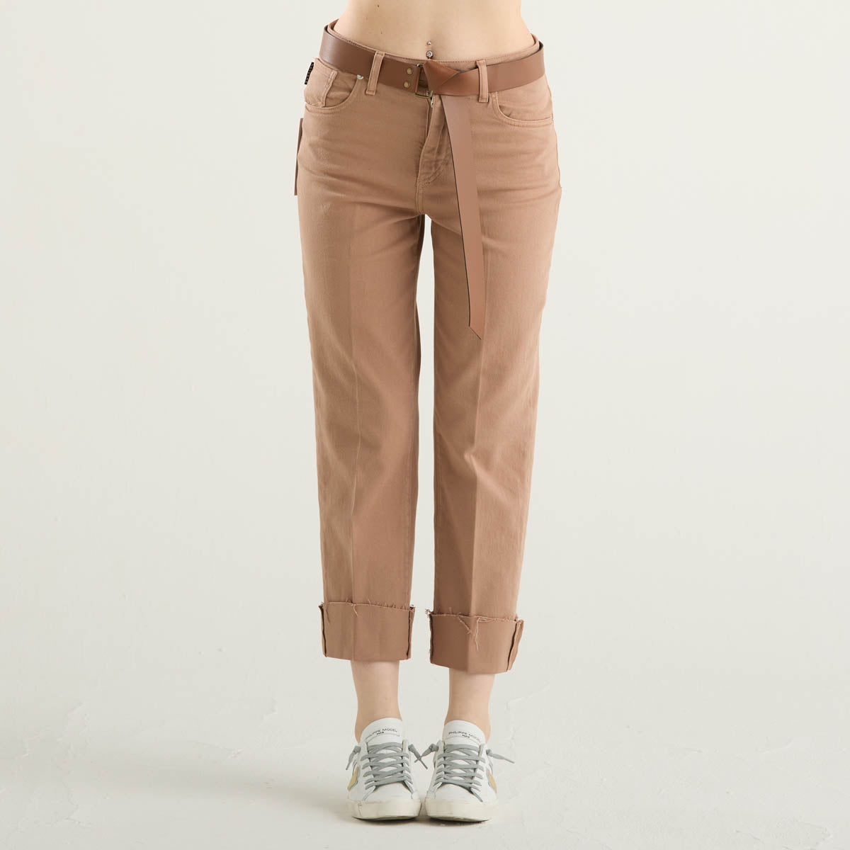 Haveone jeans mandy in cotone biscotto