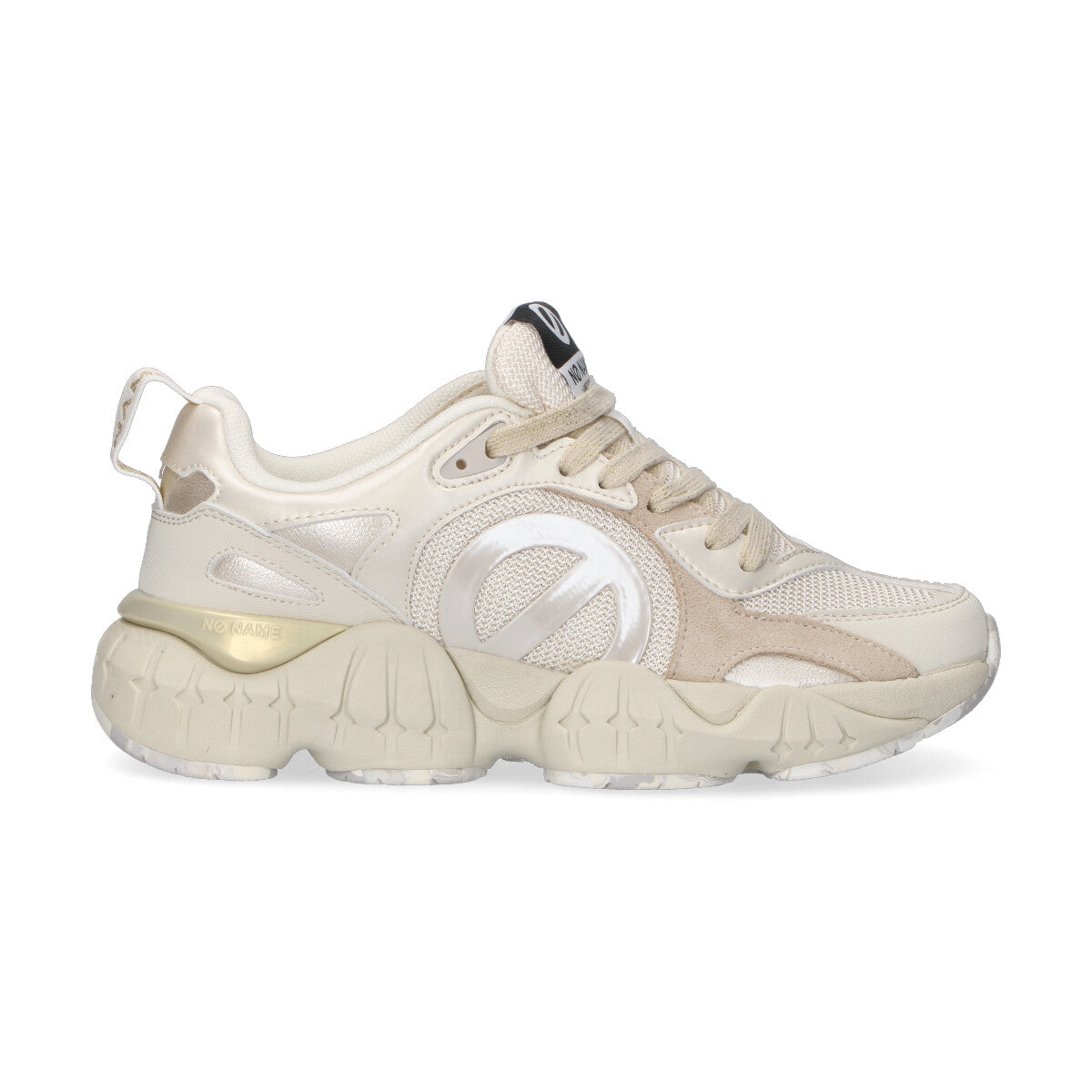 No Name sneaker Krazee Runner nylon panna