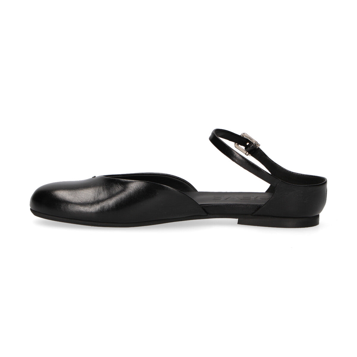 Poeve ballerina Isola in pelle nera