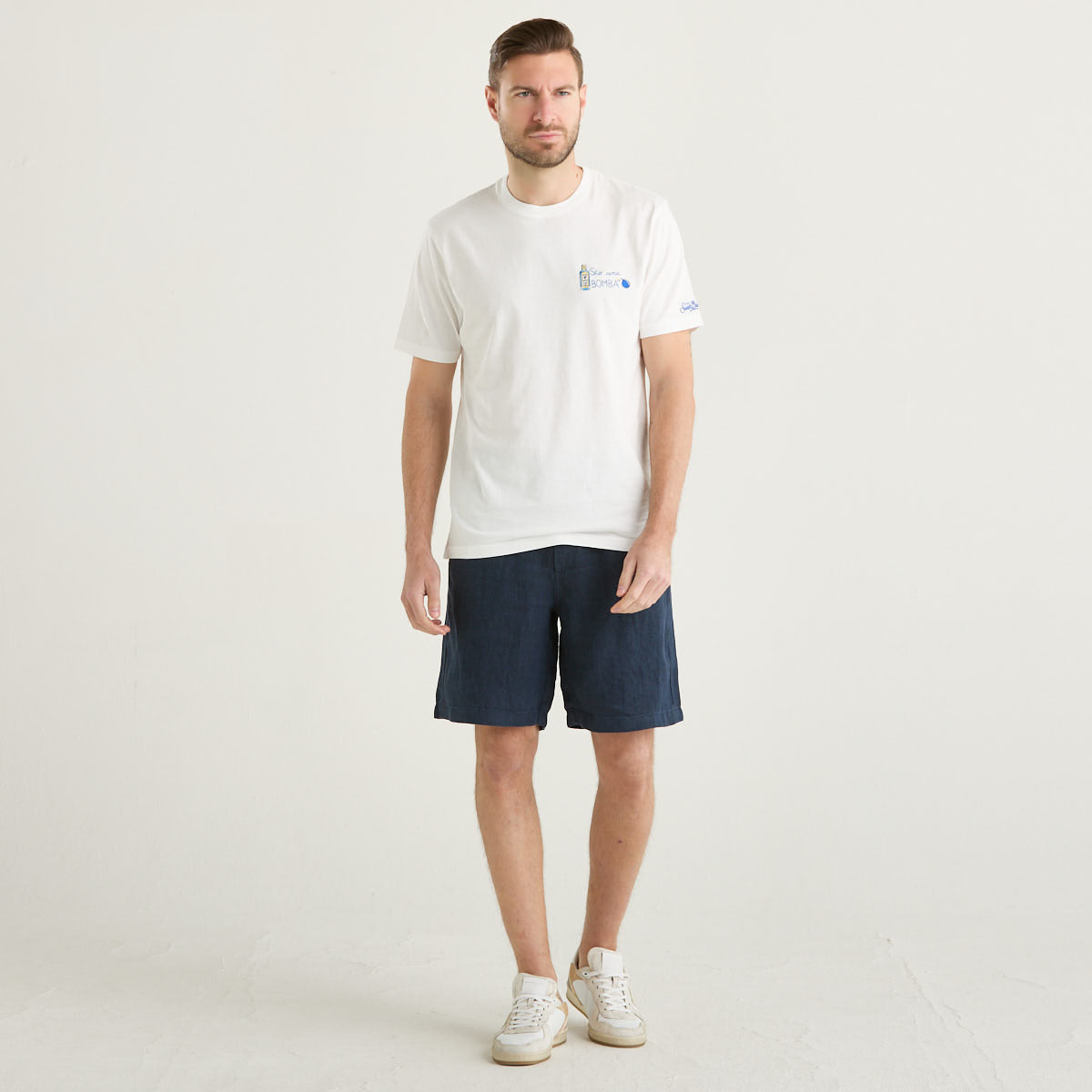 Mc2 Saint Barth t-shirt "sto una bomba" bianca