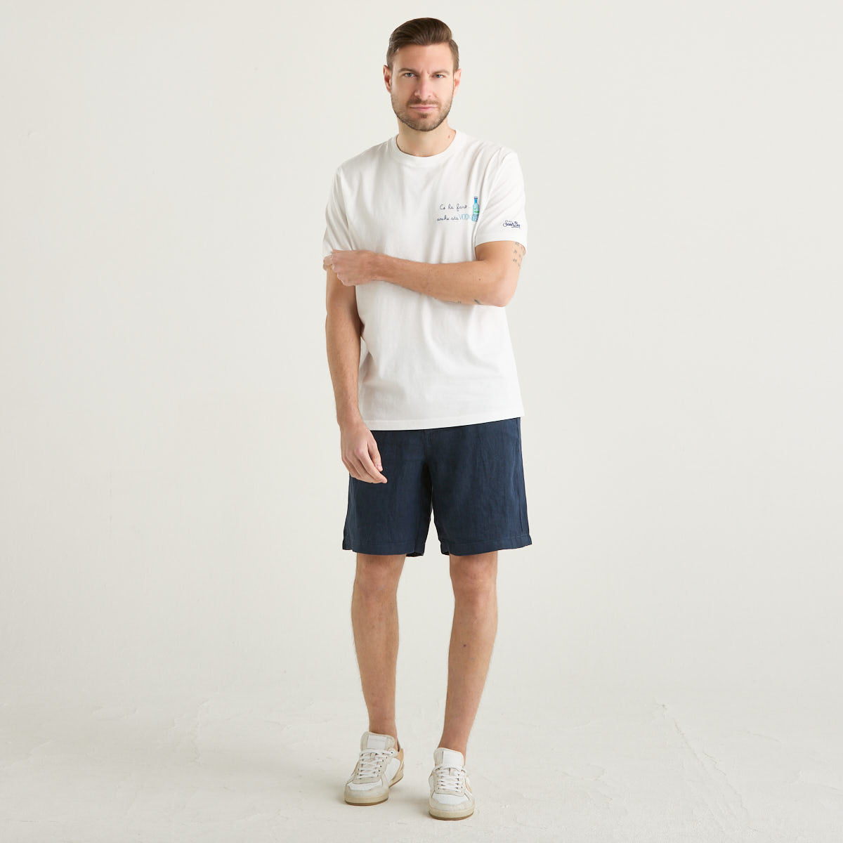 Mc2 Saint Barth t-shirt "vodka" cotone bianca