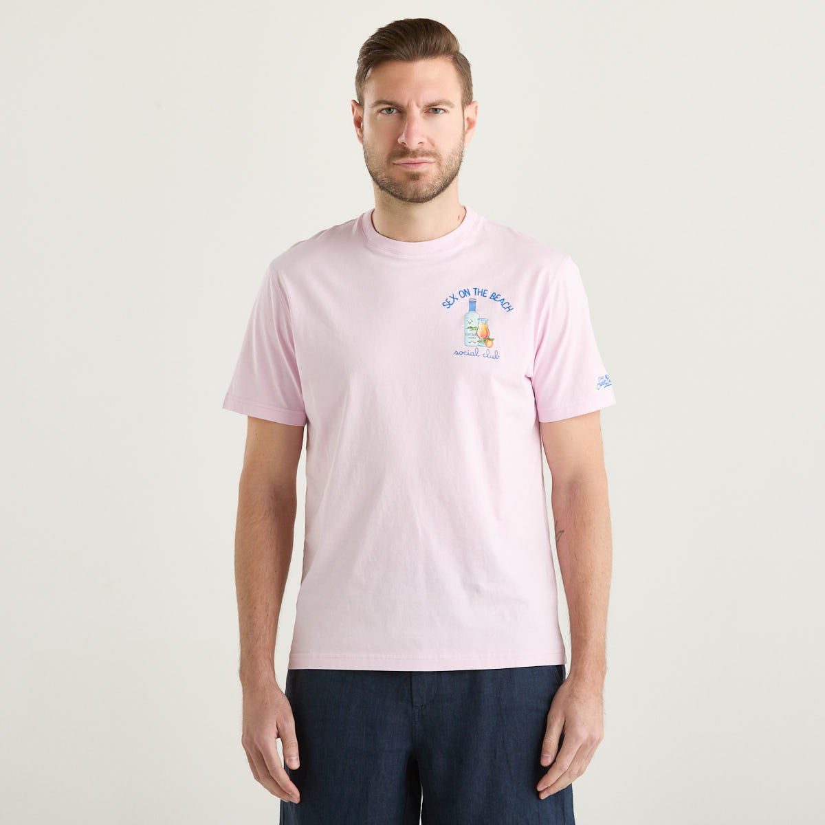 Mc2 Saint Barth t-shirt " Sex On The Beach" rosa