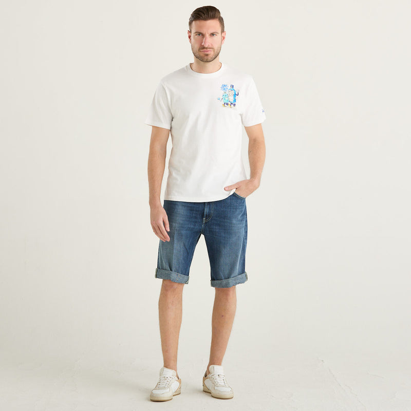 Dondup bermuda Lenz in denim blu
