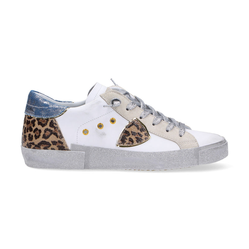 Philippe Model sneakers PRSX denim veau mixage leo