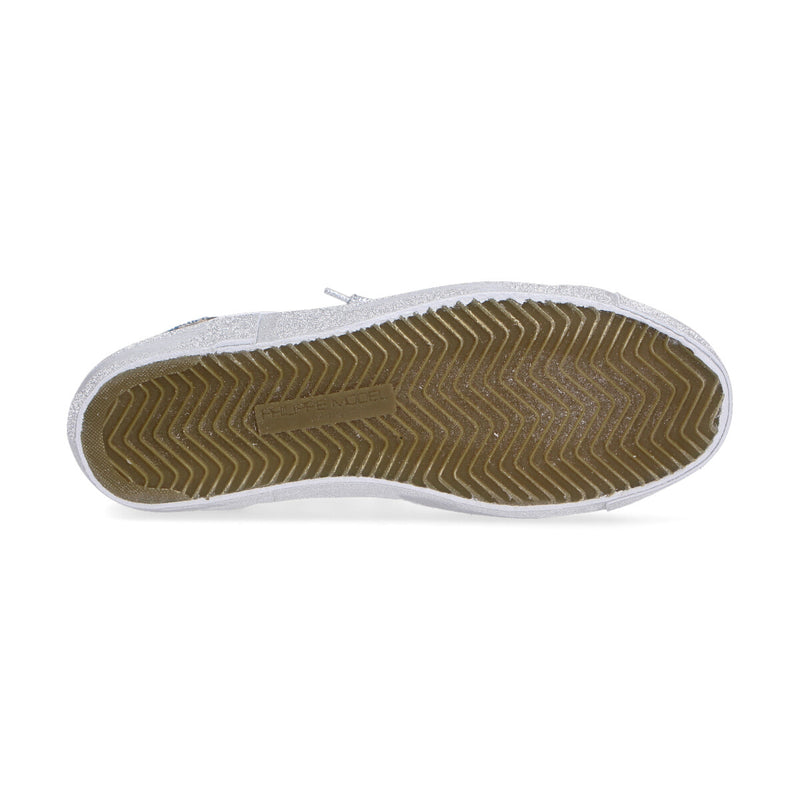 Philippe Model sneakers PRSX denim veau mixage leo