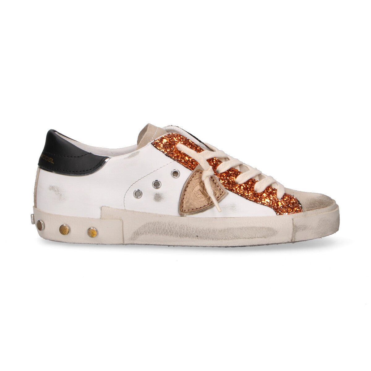 Philippe Model sneaker Paris in glitter arancio