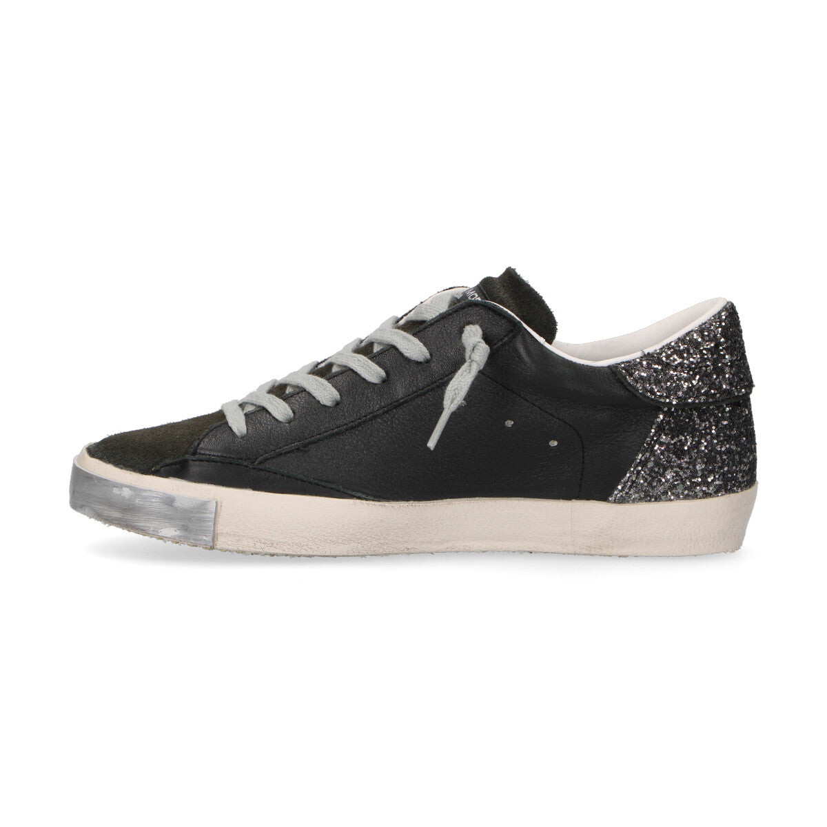 Philippe Model sneaker PRSX veau glitter nera