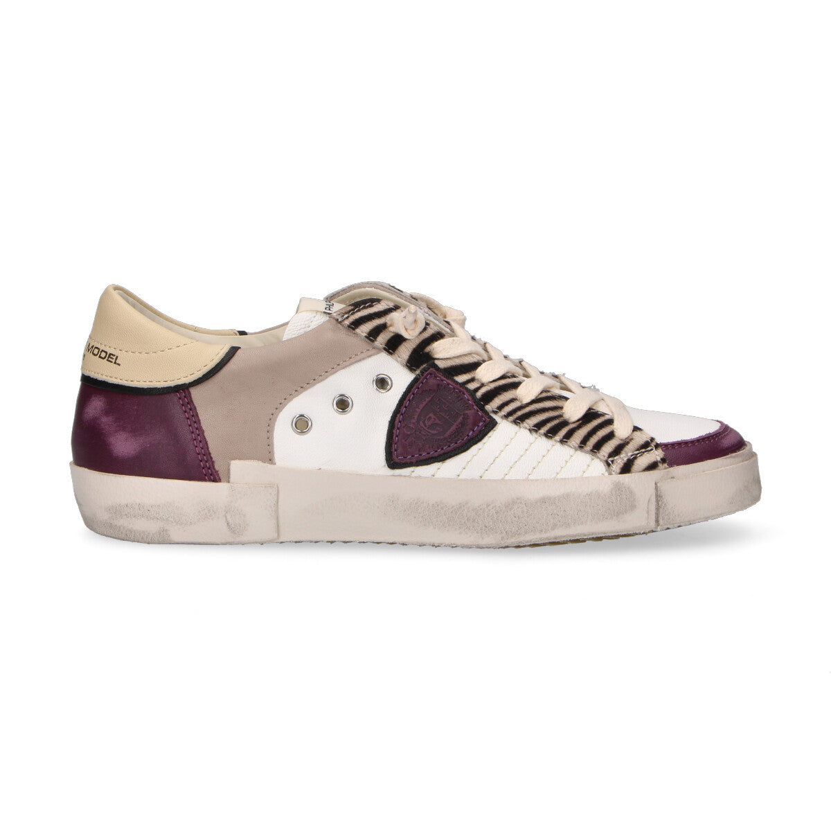 Philippe Model sneaker Paris in cavallino zebrato