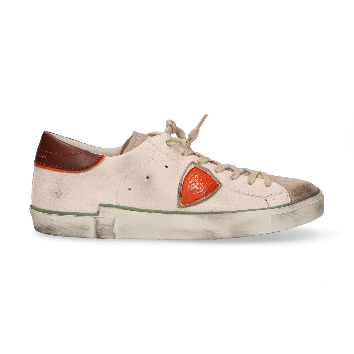 Philippe Model sneaker Paris pelle used marrone