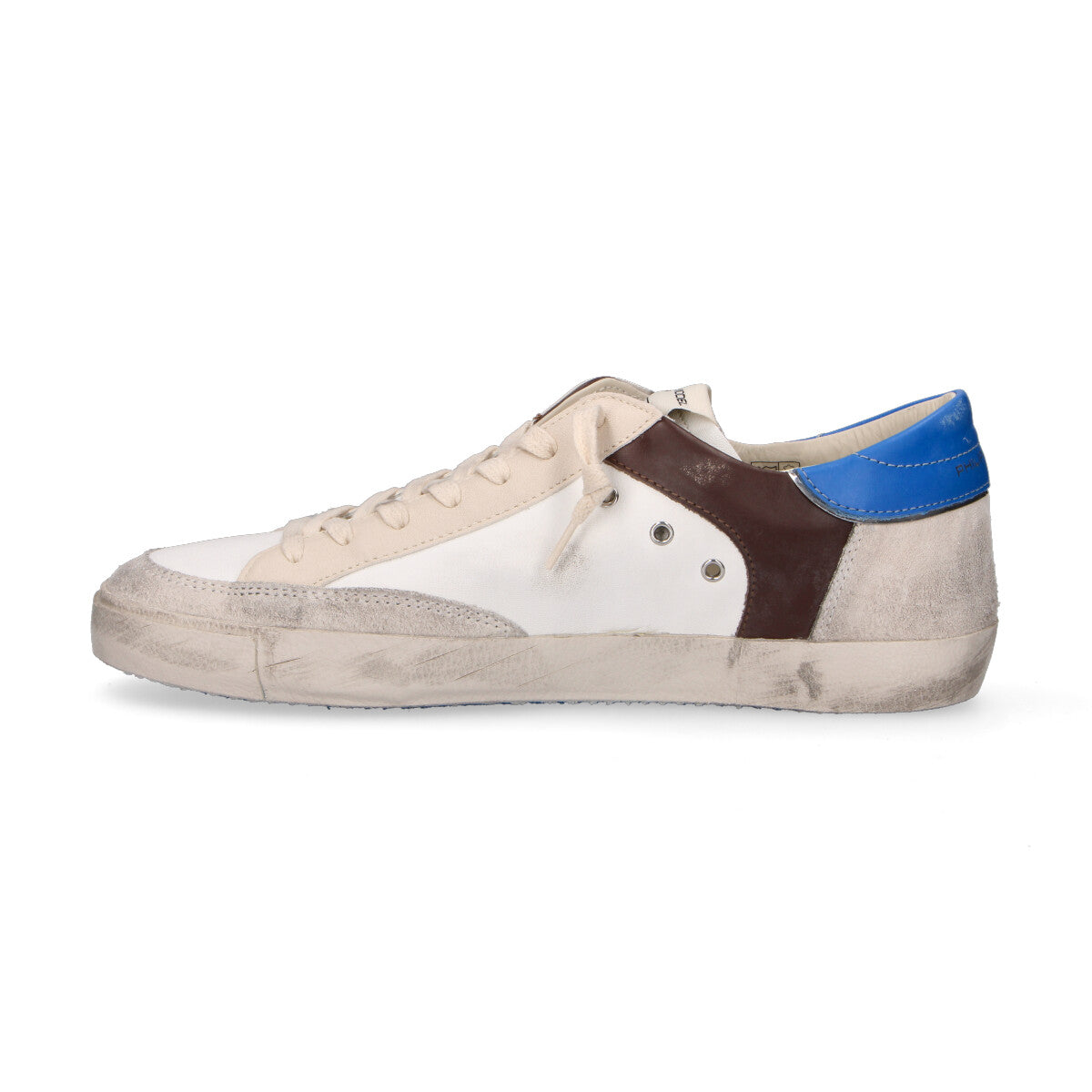 Philippe Model sneaker Paris in pelle bianca blu