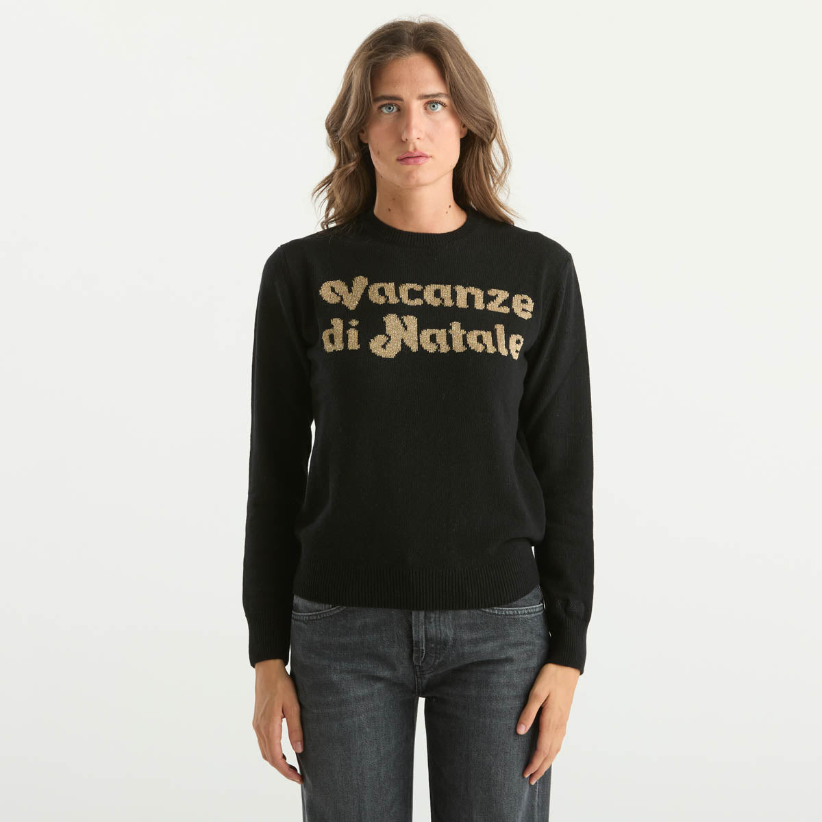 Mc2 Saint Barth maglione new queen vacanze nero