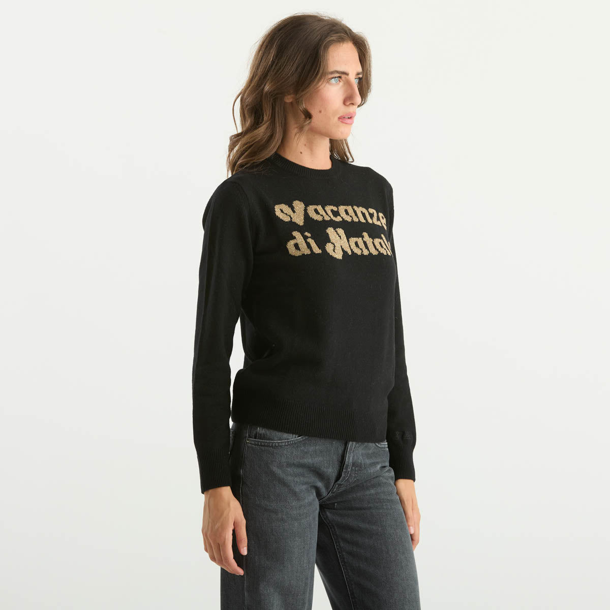 Mc2 Saint Barth maglione new queen vacanze nero