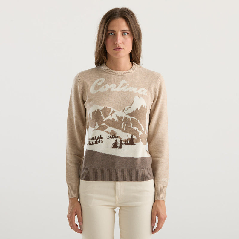 Mc2 Saint Barth maglione cortina card beige