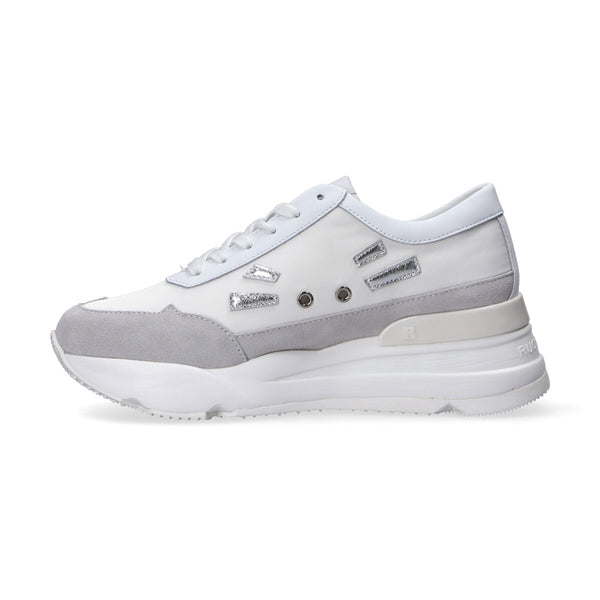 Rucoline sneaker R-Evolve bianco argento
