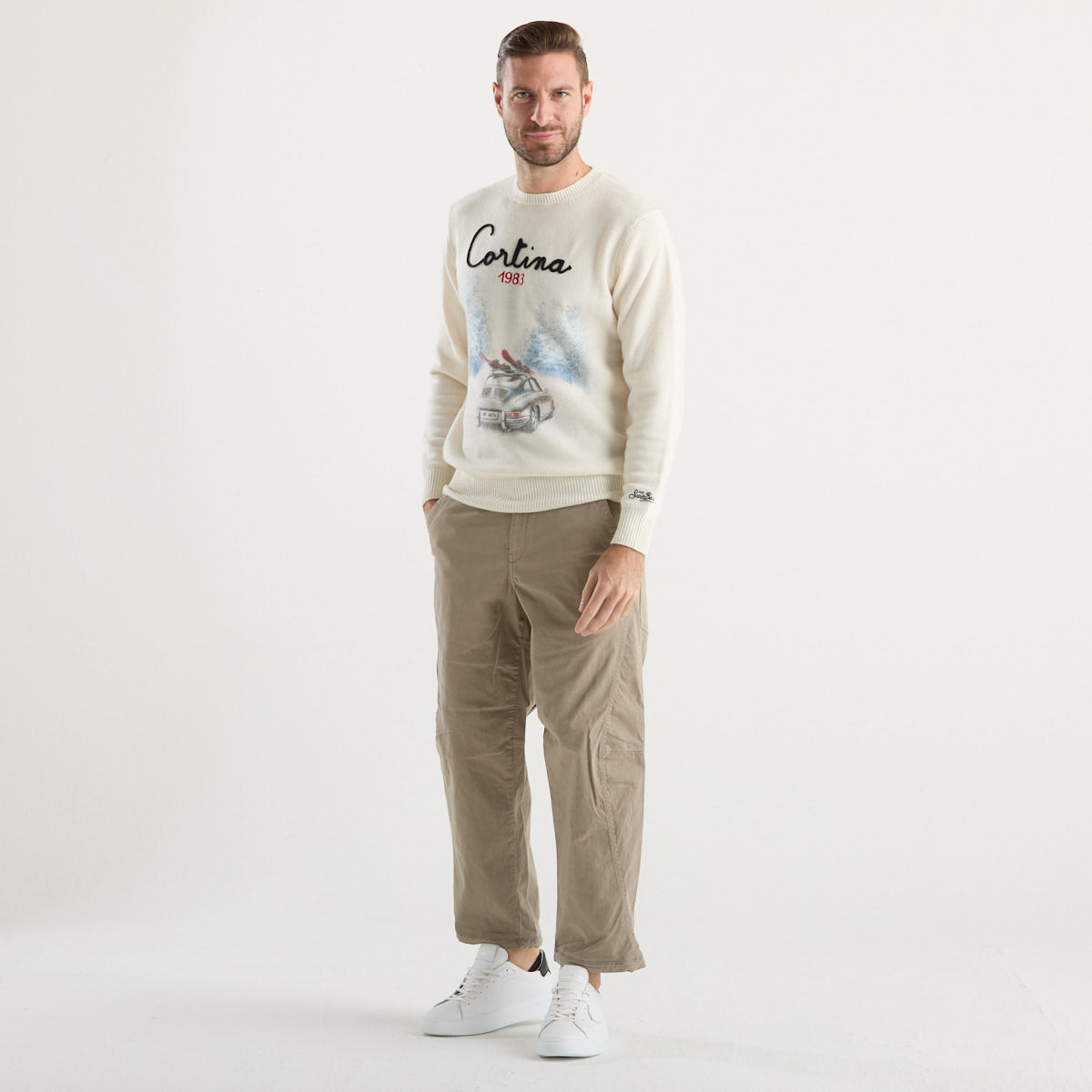 Murphy & Nye pantalone cargo in tessuto grigio