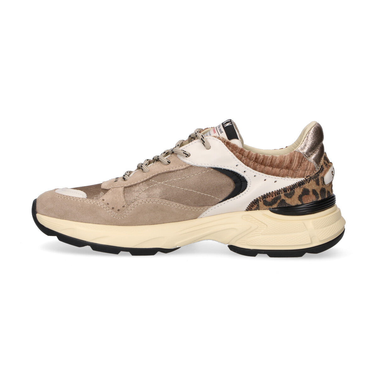 Stokton sneaker Reverse in camoscio beige