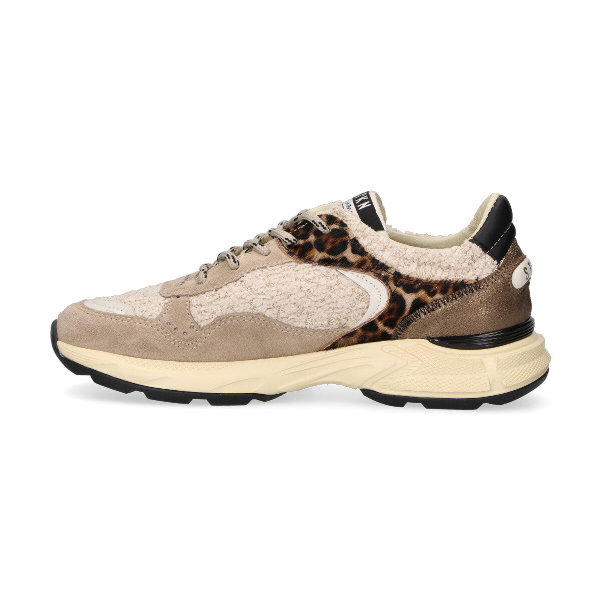 Stokton sneaker Reverse in tessuto beige