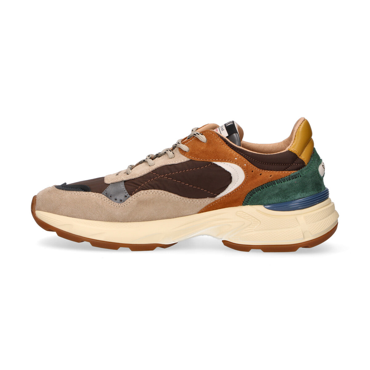 Stokton sneaker Reverse in nylon beige marrone