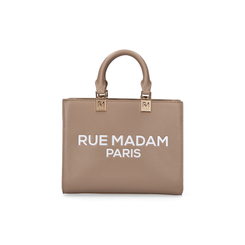 Borsa Rue Madam borsa Iconique mini tote tortora