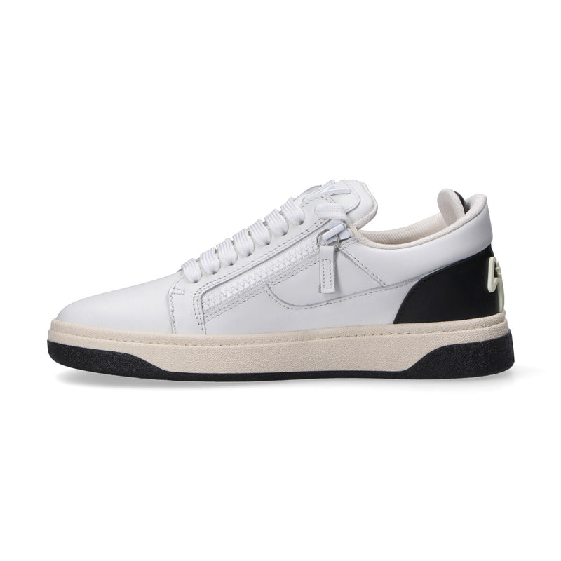 Giuseppe Zanotti Sneaker Low Top pelle bianca