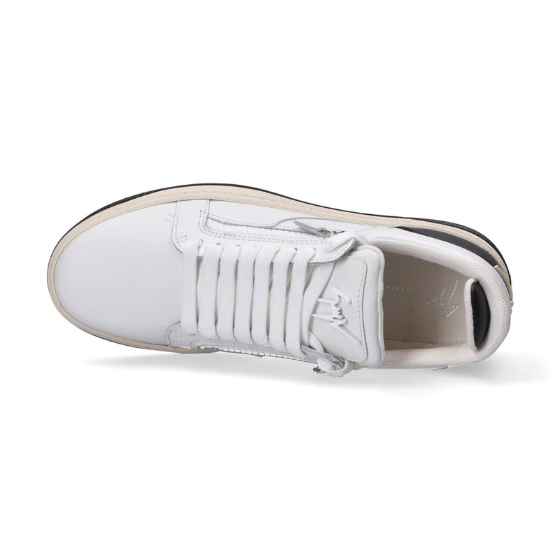 Giuseppe Zanotti Sneaker Low Top pelle bianca
