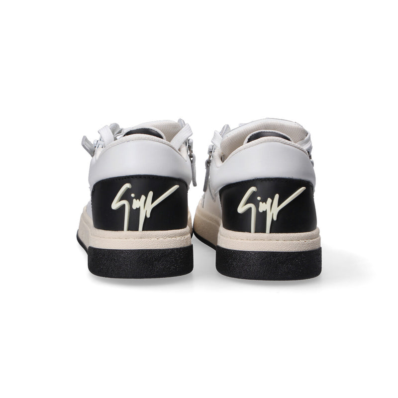 Giuseppe Zanotti Sneaker Low Top pelle bianca