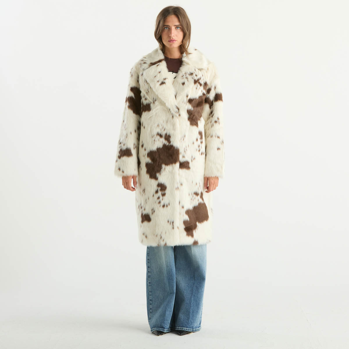 Mc2 Saint Barth cappotto rouge fur cow