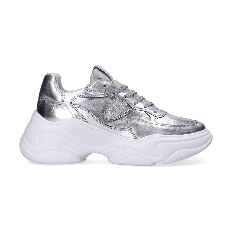 Philippe Model sneakers Rivoli metal argento