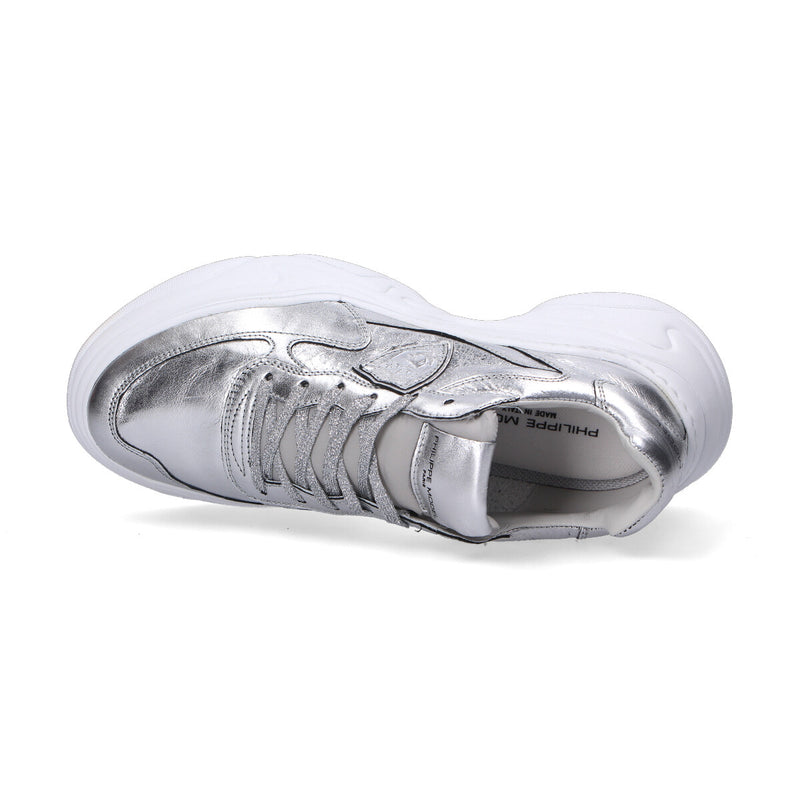 Philippe Model sneakers Rivoli metal argento