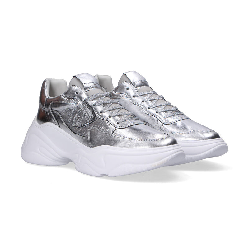 Philippe Model sneakers Rivoli metal argento