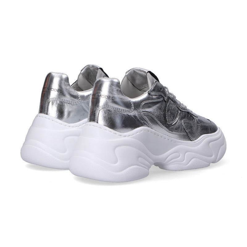 Philippe Model sneakers Rivoli metal argento