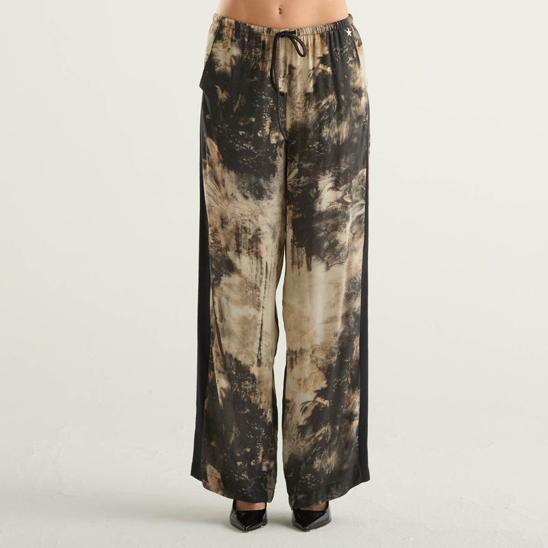 Souvenir pantalone leggero ampio in fantasia