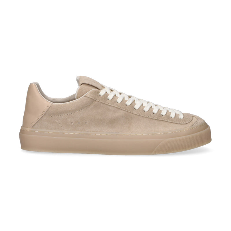 Aqva Alta sneaker Doge in camoscio beige