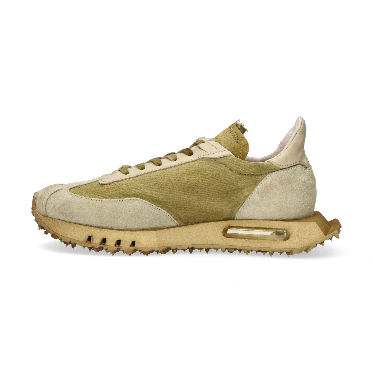 BePositive sneaker Race in tessuto verde