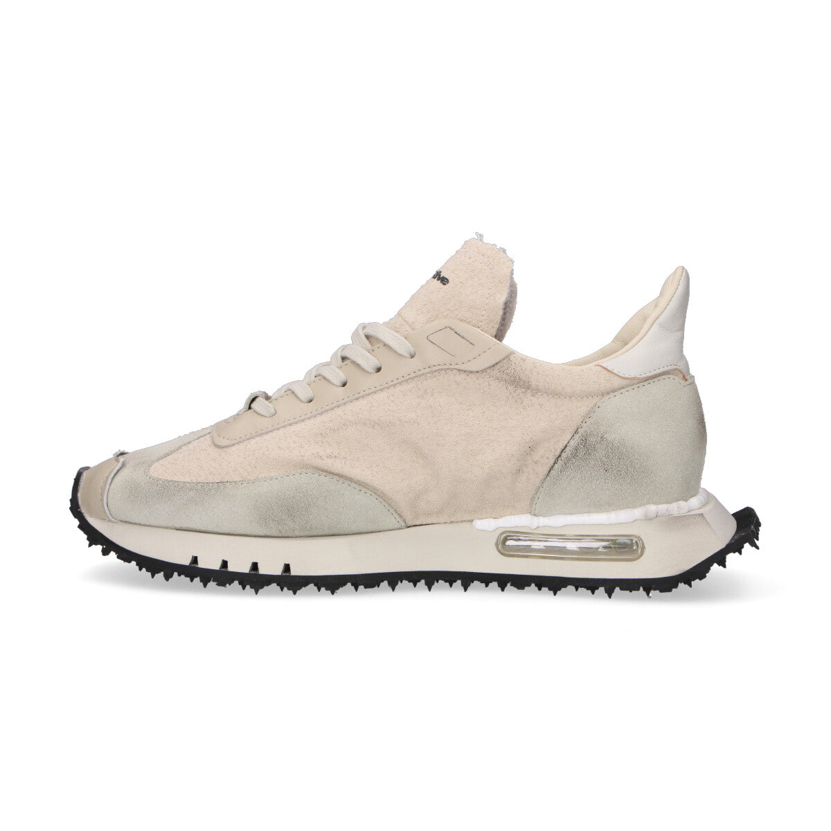 BePositive sneaker Race in tessuto beige