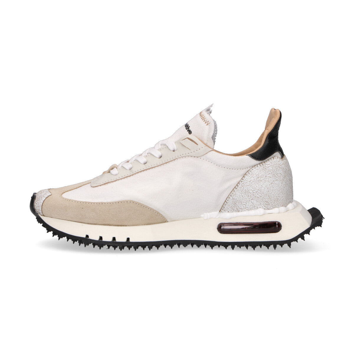 BePositive sneaker Race in tessuto bianca