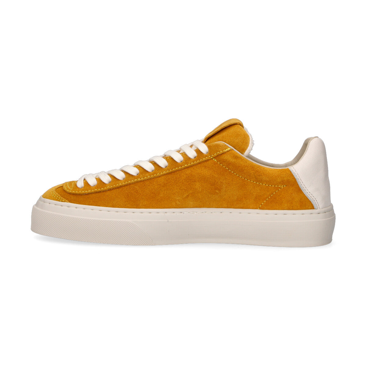 Aqva Alta sneaker Doge in camoscio giallo ocra