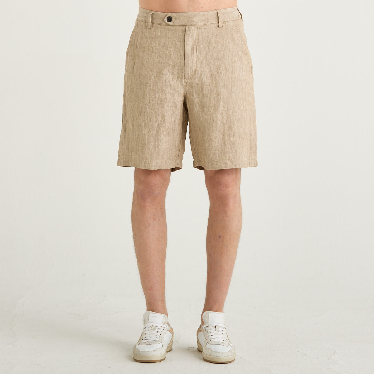 Mc2 Saint Barth bermuda in lino beige